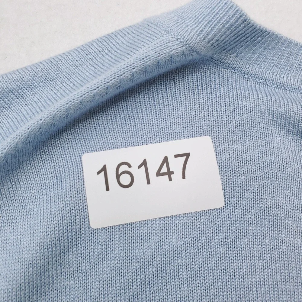 Banana Republic Sweater Mens Extra Large Blue Cashmere Silk Lightweight Pullover